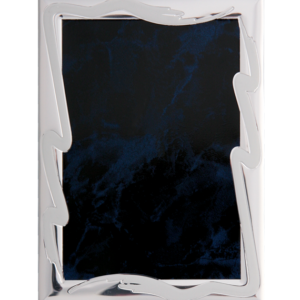 Blaszka do grawerowania powlekana 180x130 srebrno - niebieska