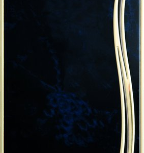 Blaszka do grawerowania powlekana 160x120 niebiesko - złota