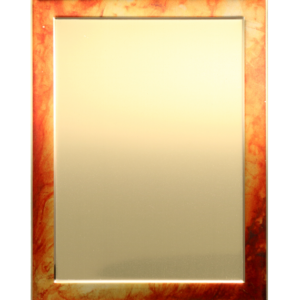 Blaszka do grawerowania powlekana 180x130 złota - czerwona