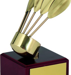 Figurka metalowa badminton