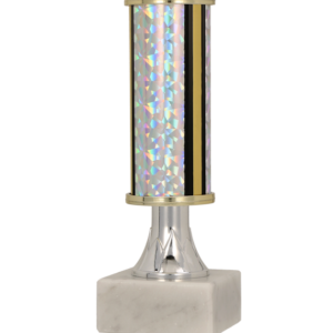 Postument plastikowy srebrny