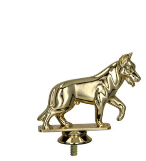 Statuetka plastikowa - Złota - Pies B227/G