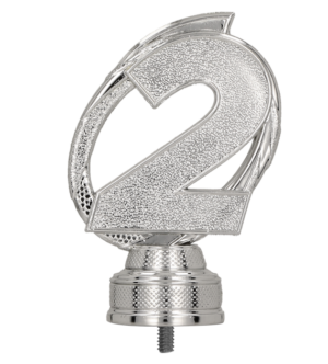Figurka plastikowa srebrna nr 2