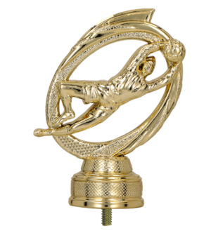 Figurka plastikowa złota - bramkarz