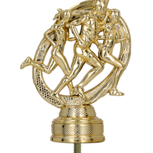 Figurka plastikowa złota - bieganie