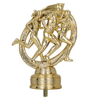 Figurka plastikowa złota - bieganie