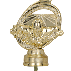 Figurka plastikowa - Złota - Pływanie