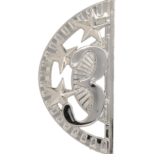 Element plastikowy srebrny