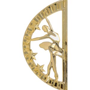 Element plastikowy złoty