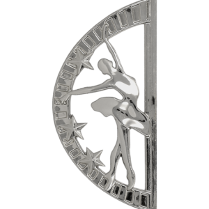 Element plastikowy złoty