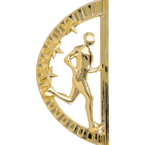 Element plastikowy złoty