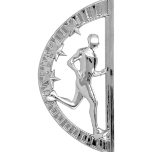 Element plastikowy srebrny