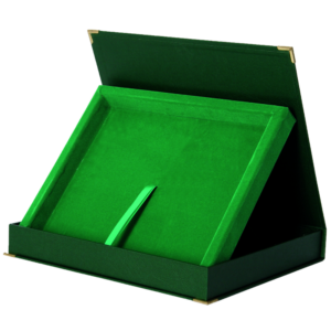 Etui poziome w kolorze zielonym - na deskę 230x180