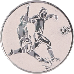 Wklejka aluminiowa srebro - piłka nożna