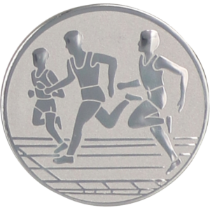 Wklejka aluminiowa srebrna - biegi