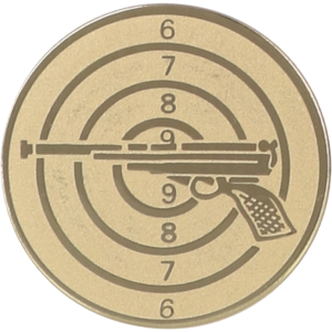 Wklejka aluminiowa - broń krótka