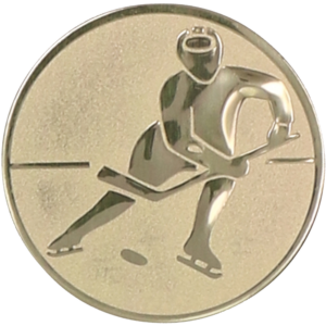 Wklejka aluminiowa - hokeista