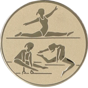 Wklejka aluminiowa - gimnastyka kobiet