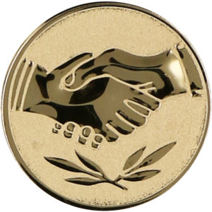 Wklejka aluminiowa - uścisk dłoni