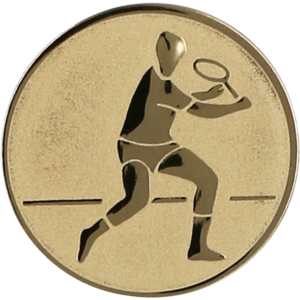 Wklejka aluminiowa - tenis ziemny mężczyzn