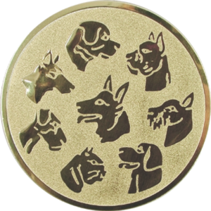 Wklejka aluminiowa - psy