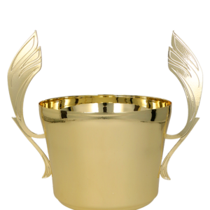 Kielich metalowy złoty