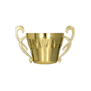 Kielich metalowy złoty