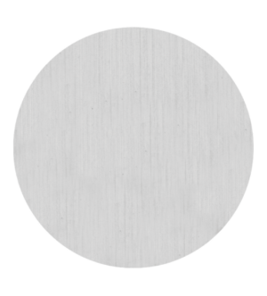 Wklejka srebrna 25mm grawerowana z tworzywa sztucznego