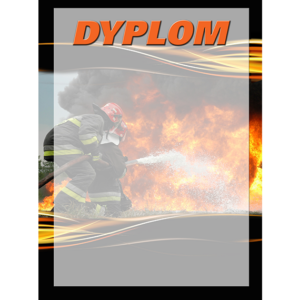 Dyplom papierowy - strażactwo