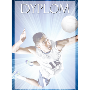 Dyplom papierowy - siatkówka