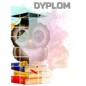 Dyplom papierowy - sowa