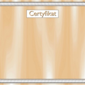 Dyplom papierowy - certyfikat