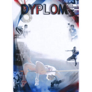 Dyplom papierowy - lekkoatletyka