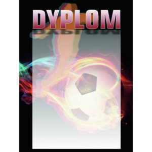 Dyplom papierowy - piłka nożna