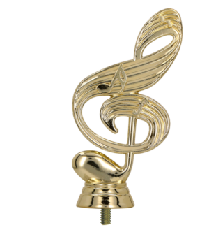 Figurka plastikowa muzyka - nutka F157/G