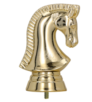 Figurka plastikowa - szachy - głowa konia - F164/G