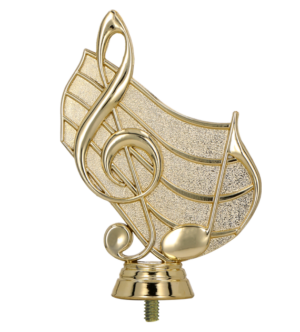 Figurka plastikowa muzyka - nutka F228/G