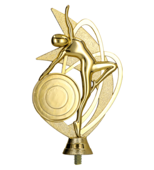 Figurka plastikowa - Złota  - Taniec F273/G