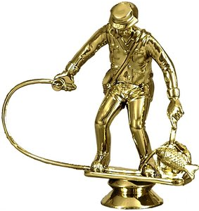 Figurka plastikowa wędkarstwo - wędkarz - F772/G