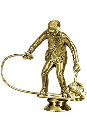 Figurka plastikowa wędkarstwo - wędkarz - F772/G