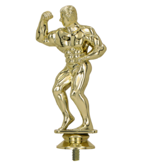 Figurka plastikowa - kulturysta - F43/G