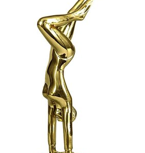 Figurka plastikowa gimnastyka kobieta - F851/G