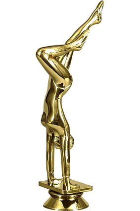 Figurka plastikowa gimnastyka kobieta - F851/G