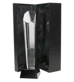 Trofeum szklane z etui G003-30