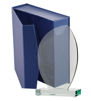 Trofeum szklane z etui G010