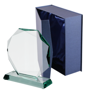Trofeum szklane z etui G020