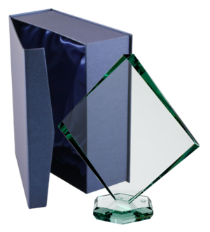 Trofeum szklane z etui G022B