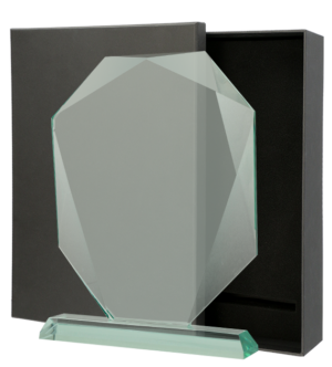 Trofeum szklane z Etui G042