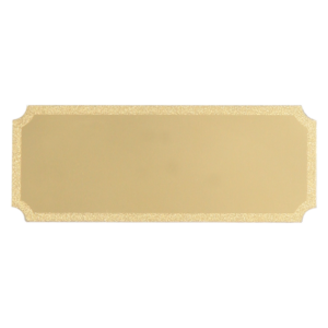 Blaszka alum. do grawerowania 73x27 - Złota