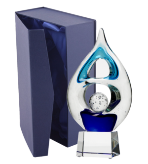 Trofeum szklane z etui GS116C-26